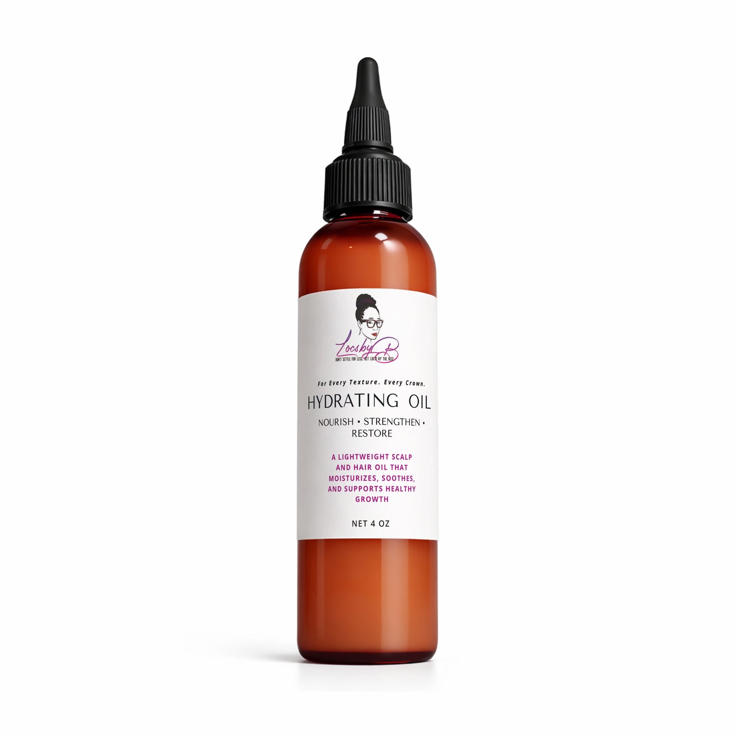 Locs By B® Hydrating & Growth Hair Oil 4oz